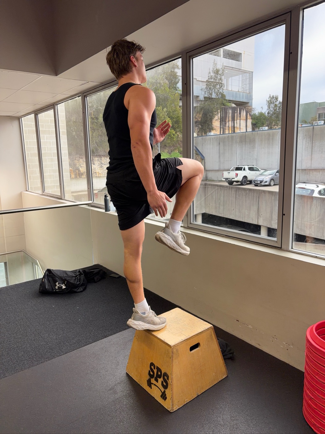 Box step-up training